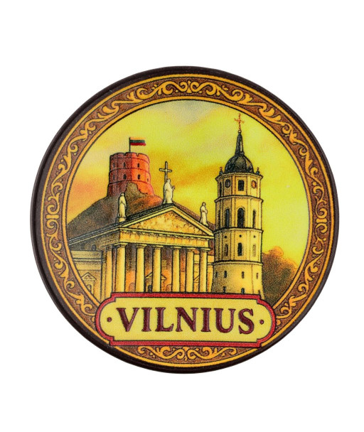Magnetas porcelianinė lėkštelė Vilnius